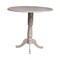 International Concepts Round 42 in Round Dual Drop Leaf Pedestal Table, 41.5 inH, Washed Gray Taupe, 42 W, 42 L, 41.5 in H K09-42DPT-6B-2 - alternate 8